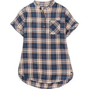 NWT Legendary Whitetails Short Sleeve Popover‎ Plaid Shirt XS